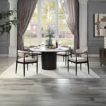 Jaramillo Arm Chair Set of 2 In Beige and Black - Image 10