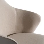 Megan Modern Beige & Grey Dining Chair - Image 7