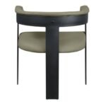 Romeo Vegan Leather Upholstered Dining Chair In Olive - Image 6