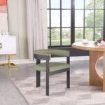 Romeo Vegan Leather Upholstered Dining Chair In Olive - Image 10