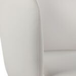 Skylar Vegan Leather Upholstered Dining Chair In White - Image 7