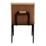 Viceroy Fabric Upholstered Dining Chair In Cognac - Image 6