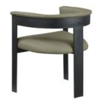 Romeo Vegan Leather Upholstered Dining Chair In Olive - Image 5