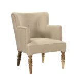 Fabric Upholstered Accent Armchair – Modern Comfort Lounge Chair
