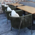 Woven Rope Armchair For Outdoor - Image 9