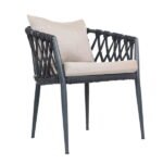 Woven Rope Outdoor Dining Chair
