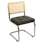 Cesca Armless Python Upholstered Chair