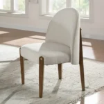 Gamarya Side Chair Set of 2 In White and Oak - Image 8