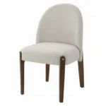 Gamarya Side Chair Set of 2 In White and Oak - Image 2