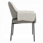 Jirina Arm Chair Set of 2 In Beige - Image 3