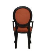 Medallion Armrest Wooden Chair - Image 3